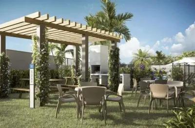 Apartamento com 2 quartos bem compacto localizado na Caxangá com uma área de lazer completa