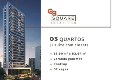 Apartamento com 3 quartos à venda na Rua General Artur Oscar, 100, Rosarinho, Recife por R$ 973.000