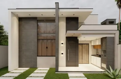 lançamento de casa com 3 quartos, sendo 2 suítes. Jardim Mariléia - Rio das Ostras