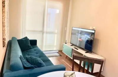 Apartamento mobiliado no atrio giorno, 1 suíte e 1 vaga, 54 m² - mooca - são paulo