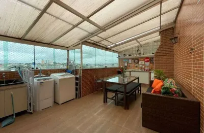 Cobertura 2 andares, com área gourmet, 2 dormitórios e 1 vaga, 90 m² - aricanduva - são paulo