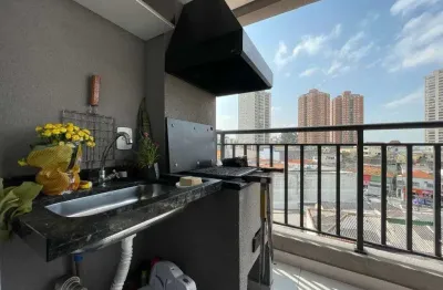 Apartamento com varanda gourmet bem localizado na vila formosa, 2 dormitórios e 1 vaga, 58 m² - são