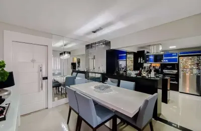 Lindo apartamento semimobiliado, com 103m², 3 dormitórios (2 suítes), varanda gourmet, móveis de qu
