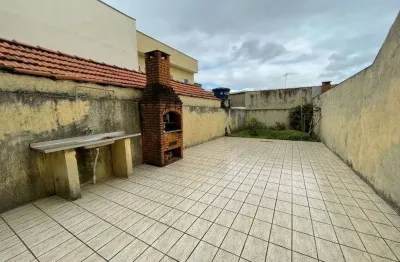 Sobrado em amplo terreno e quintal com churrasqueira, 208m² de área construída - chácara belenzinho