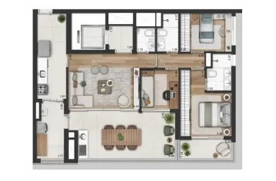 Apartamento com 4 quartos à venda na Rua 1822, Centro, Balneário Camboriú