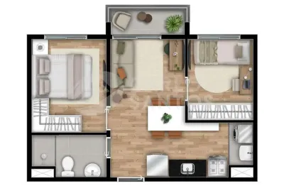 Apartamento com 2 quartos à venda na Avenida Adolfo Pinheiro, 91, Santo Amaro, São Paulo