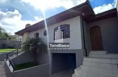Casa à venda com três dormitórios, ronda, ponta grossa, pr