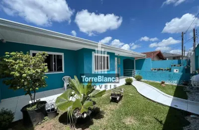 Casa mobiliada 3 quartos, 02 vagas cobertas, quintal amplo, 429m², nova rússia - ponta grossa/pr