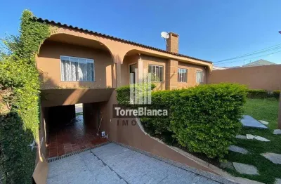 Casa com  maravilhosa área de lazer  em bairro nobre de ponta grossa; 1120m2;à venda;