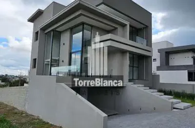 Casa em condominio à venda, jardim carvalho, ponta grossa, pr