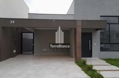 Excelente casa à venda, condomínio doman cará-cará, ponta grossa, pr