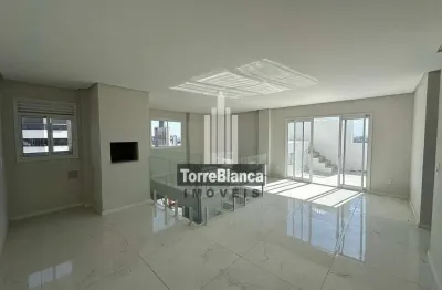Cobertura duplex alto padrão para locação, centro, ponta grossa, pr