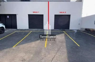 Locação - sala comercial, 60m², cozinha, banheiro social e 02 vagas de estacionamento, uvaranas.