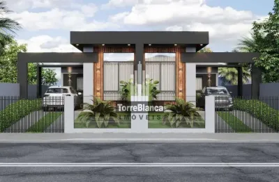 Casa à venda, nova, moderna, 3 quartos, cará-cará, ponta grossa, pr