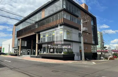 Sala ampla em condomínio recém construido para locação, nova rússia, ponta grossa, pr