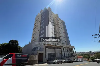 Cobertura duplex com 1 quarto para locação, 70 m²- centro, ponta grossa, pr