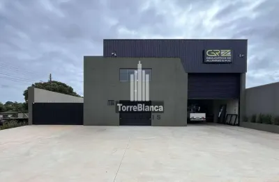 Galpão / barracão para locação e venda, no  320m², boa vista - ponta grossa/pr
