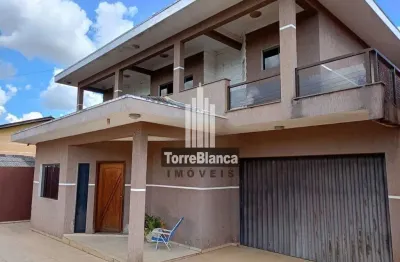 Sobrado para locação, 5 quartos sendo 3 suítes, 550 m², periquitos - ponta grossa/pr