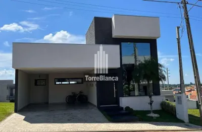 Casa à venda – condomínio fechado reserva ecoville, 3 quartos (1 suíte) com área gourmet