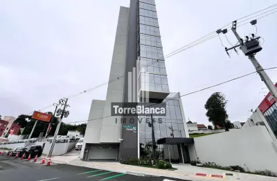 Ampla sala para locação edifício health tower, 1 vaga de garagem 43 m² -  centro, ponta grossa, pr