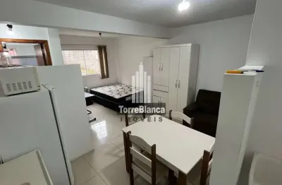 Flat mobiliado para locação, aproximadamente 27m², próximo ao campus uepg, uvaranas - ponta grossa/