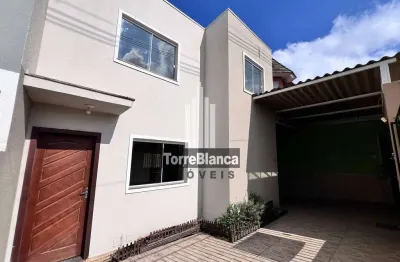 Sobrado semimobiliado  á venda, 2 quartos , espaço externo - jardim carvalho, ponta grossa, pr