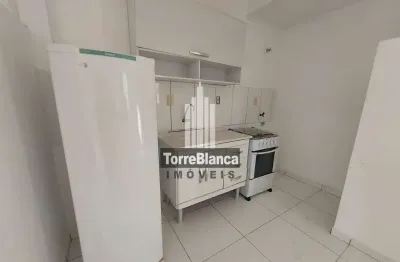Flat mobiliado para locação, 1 quarto, 1 vaga de estacionamento, 40 m², próximo ao campus uepg, uni