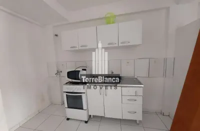 Flat mobiliado para locação, 1 quarto, 1 vaga de estacionamento, 40 m², próximo ao campus uepg, uni