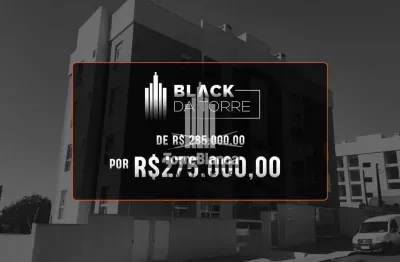 Black da torre: de r$285 mil por r$275 mil! -apartamento semimobiliado à venda, 2 quartos sendo 1 s