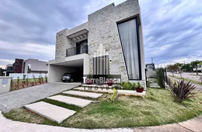 Locação - casa com piscina, 4 suítes, 6 banheiros e 2 vagas de garagem, cond. residencial terras al