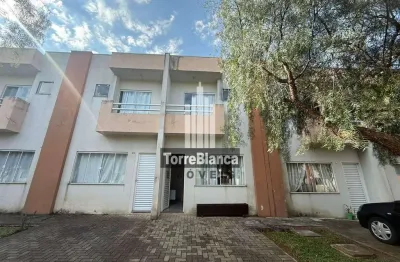 Locação - sobrado mobiliado, 2 quartos, 2 vagas, próximo ao campus uepg, uvaranas.