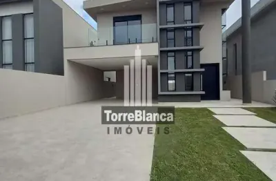 Sobrado alto padrão à venda no condomínio fontana di trevi com 4 suítes, piscina e área gourmet