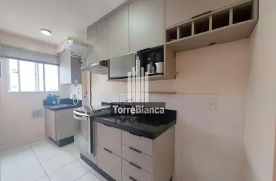 Locação - apartamento com 2 quartos, 1 vaga, sacada com churrasqueira, próximo à uepg campus, uvara