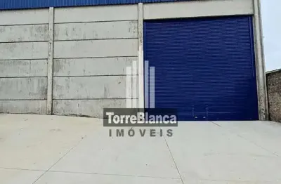 Barracão para locação, 380m², 2 banheiros, estacionamento rotativo, contorno.