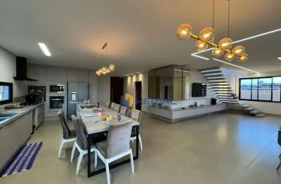 Casa com 6 suítes para alugar, 484 m² por r$ 25.000/mês - jardins de monet residence - maringá/pr