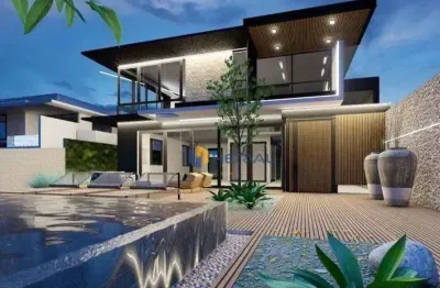 Sobrado alto padrão  com 5 suítes à venda, 454 m² por r$ 4.800.000 - centro - porto rico/pr