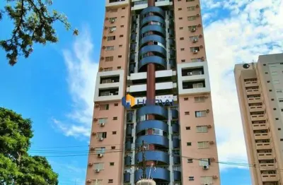 Apartamento na zona 02, com 3 quartos sendo 1 suíte, sacada com churrasqueira, em maringá.