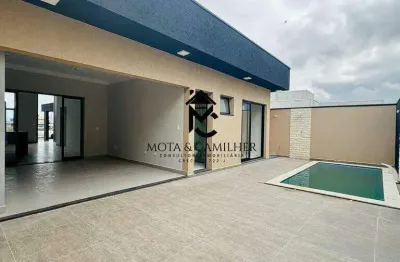 Linda casa térrea com 3 dormitórios sendo 1 suíte em condomínio