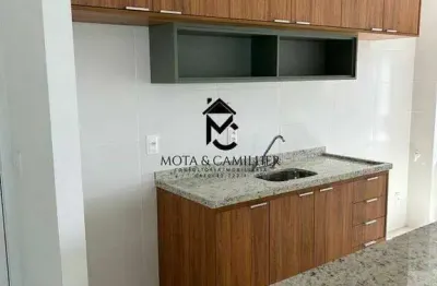 Apartamento com sacada e planejados para locação no Edifício Tulum