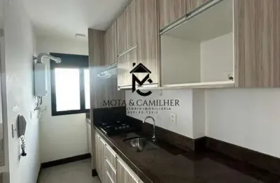 Loft semimobiliado disponível para locação no Centro de Taubaté.