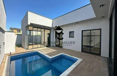 Casa com Piscina e Área Gourmet no Condomínio Ágata ,Vale dos Cristais, Taubaté-SP