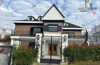 Casa com 4 dormitórios à venda, 479 m² por r$ 5.900.000,00 - santo inácio - curitiba/pr