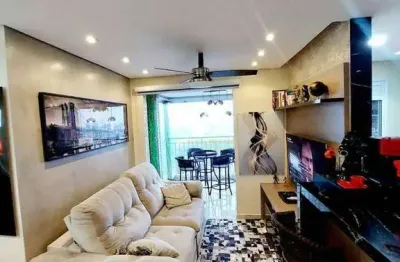 Apartamento com 2 dormitórios à venda, 77 m² por R$ 670.000,00 - Vila Valparaíso - Santo André/SP