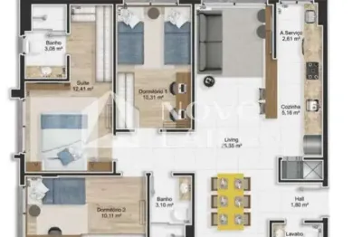 Apartamento com 3 quartos à venda na Rua Felipe de Oliveira, 65, Petrópolis, Porto Alegre por R$ 874.066