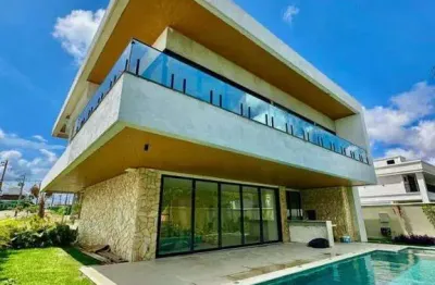 Casa com 4 dormitórios à venda, 400 m² por R$ 3.950.000,00 - Cidade Alpha - Eusébio/CE