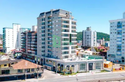 Apartamento frente mar, 2 suítes, área de lazer completa a venda, gravatá, navegantes - sc