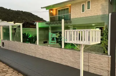 Casa à venda, gravatá, navegantes - sc-linda casa mobiliada na praia do gravatá com área gourmet,