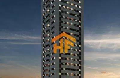 Apartamento de 61m² à venda, com 3 quartos, localizado em zumbi, recife - pernambuco.
