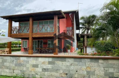 Casa duplex de 285m² à venda com 4 suítes, localizada em muro alto, porto de galinhas - pernambuco.