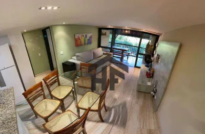 Flat mobiliado de 125m² à venda, com 4 quartos (3 suítes), localizado em gravatá, pernambuco.
